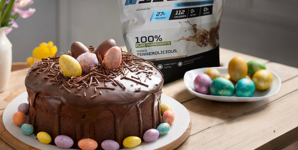 Chocolate Protein Easter Cake