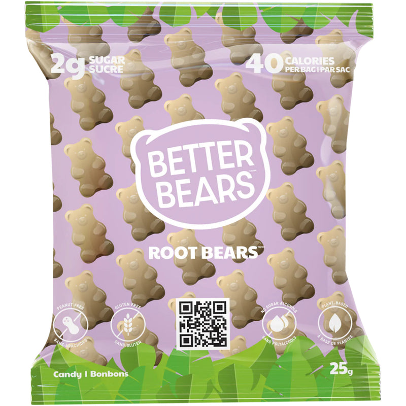 Better Bears Low Sugar Vegan Gummies - 1 Bag Root Bears - Snacks - Hyperforme.com