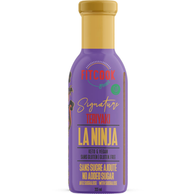 Fitcook Foods Signature Sauces - 340ml Ninja (Teriyaky) - Flavors & Spices - Hyperforme.com