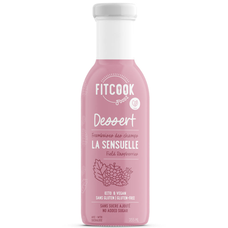 Fitcook Foodz Dessert Sauces - 355ml Sensuelle (Field Raspberries) - Flavors & Spices - Hyperforme.com