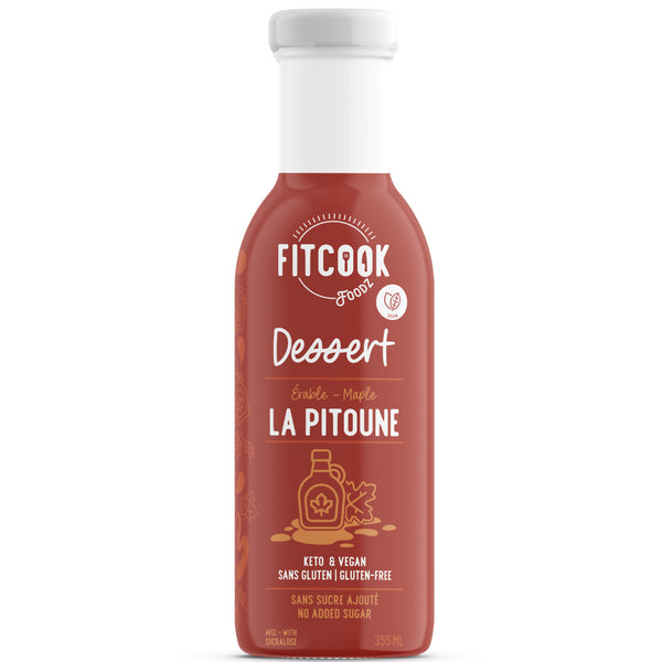 Fitcook Foodz Dessert Sauces - 355ml La Pitoune (Maple) - Flavors & Spices - Hyperforme.com