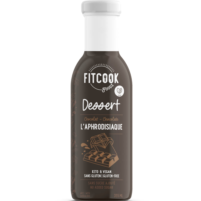 Fitcook Foodz Dessert Sauces - 355ml L'aphrodisiaque (Chocolate) - Flavors & Spices - Hyperforme.com