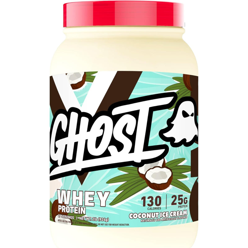Ghost Whey Protein - 2lb Coconut Ice Cream - Protein Powder (Whey) - Hyperforme.com