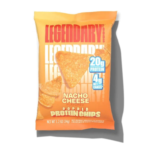 Legendary Foods Protein Chips - 1 Bag Nacho Cheese - Snacks - Hyperforme.com
