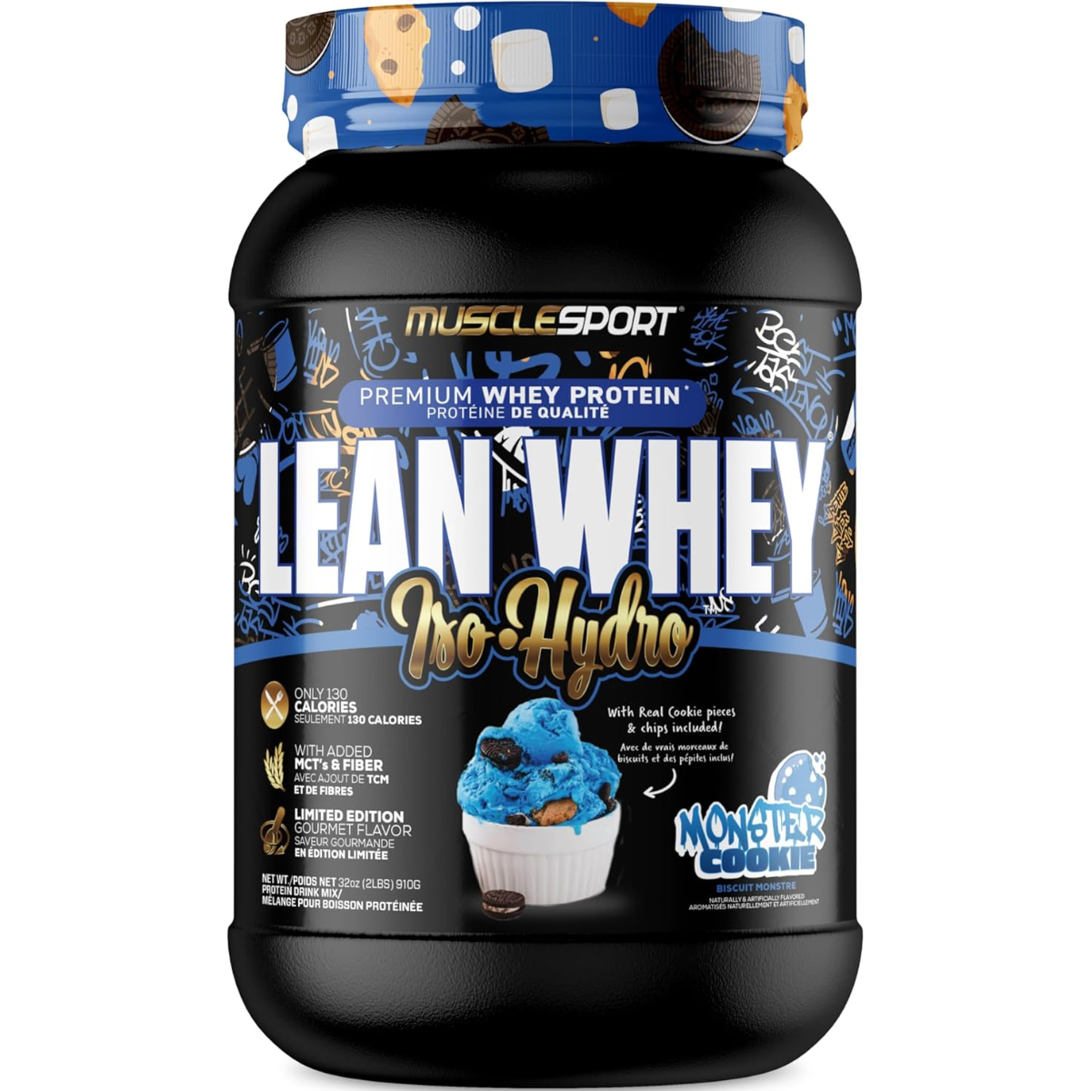 MuscleSport Lean Whey Iso Hydro 2lb | Whey Isolate & Hydrolysate MuscleSport Lean Whey Iso Hydro 2lb | Whey Isolate & Hydrolysate