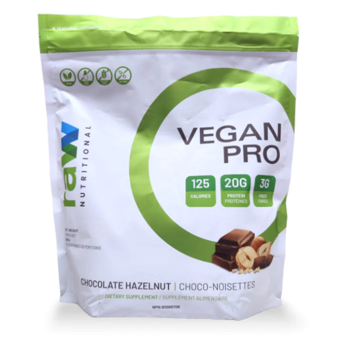 Raw Nutritional Vegan Pro - 908g Chocolate Hazelnut - Protein Powder (Vegan) - Hyperforme.com