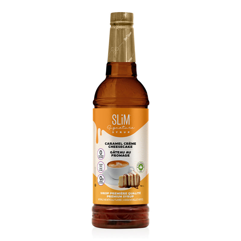 Slim Syrups Sugar free Syrups - 750ml Caramel Creme Cheesecake - Flavors & Spices - Hyperforme.com