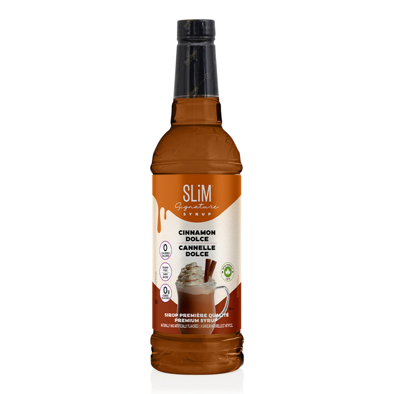 Slim Syrups Sugar free Syrups - 750ml Cinnamon Dolce - Flavors & Spices - Hyperforme.com