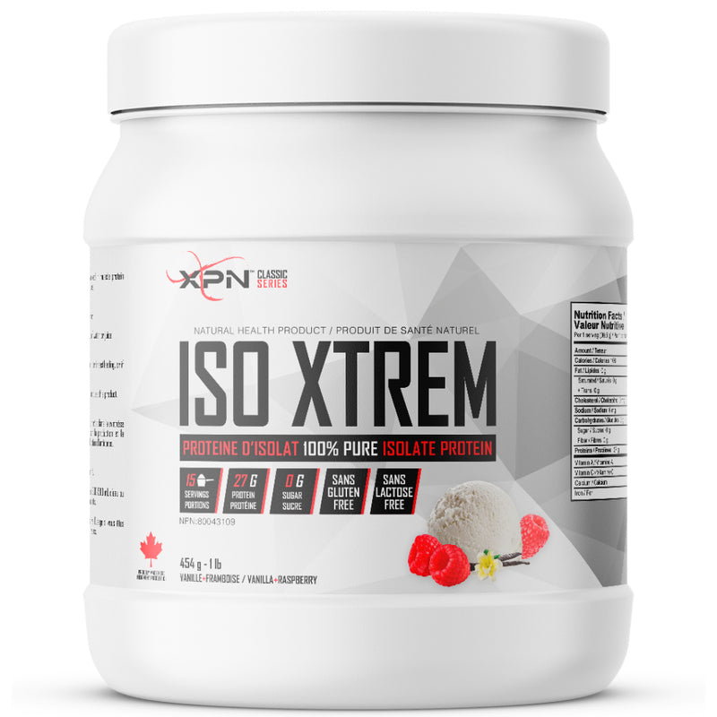 XPN Iso Xtrem - 1lb Vanilla Raspberry - Protein Powder (Whey Isolate) - Hyperforme.com