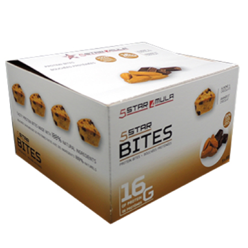 5Star4Mula Protein Bites - 1 Box Chocolate Almond - Protein Bars - Hyperforme.com