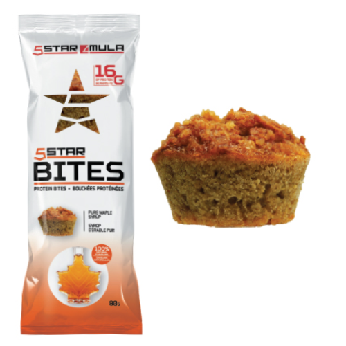 5Star4Mula Protein Bites - 1 Pack Pure Maple Syrup - Protein Bars - Hyperforme.com