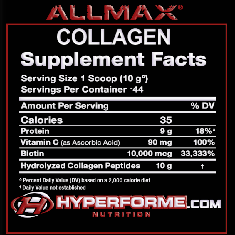 Allmax Collagen - 440g - Collagen Supplements - Hyperforme.com
