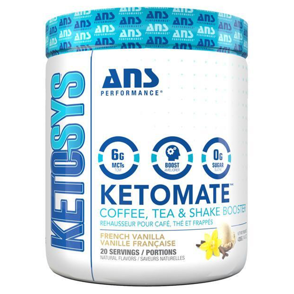 ANS Ketomate - 20 Servings French Vanilla - Keto Supplements - Hyperforme.com