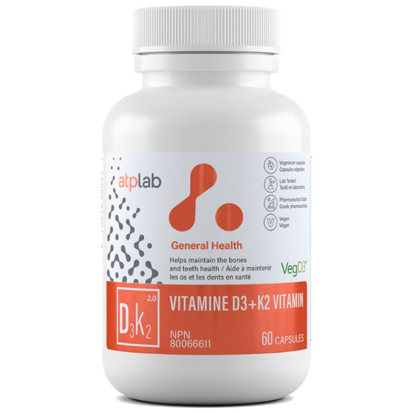 ATP D3K2 - 60 Caps - Vitamins and Minerals Supplements - Hyperforme.com
