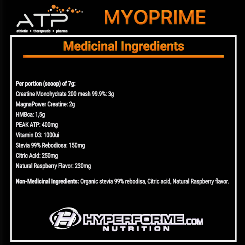 ATP Myoprime - 210g - Creatine - Hyperforme.com