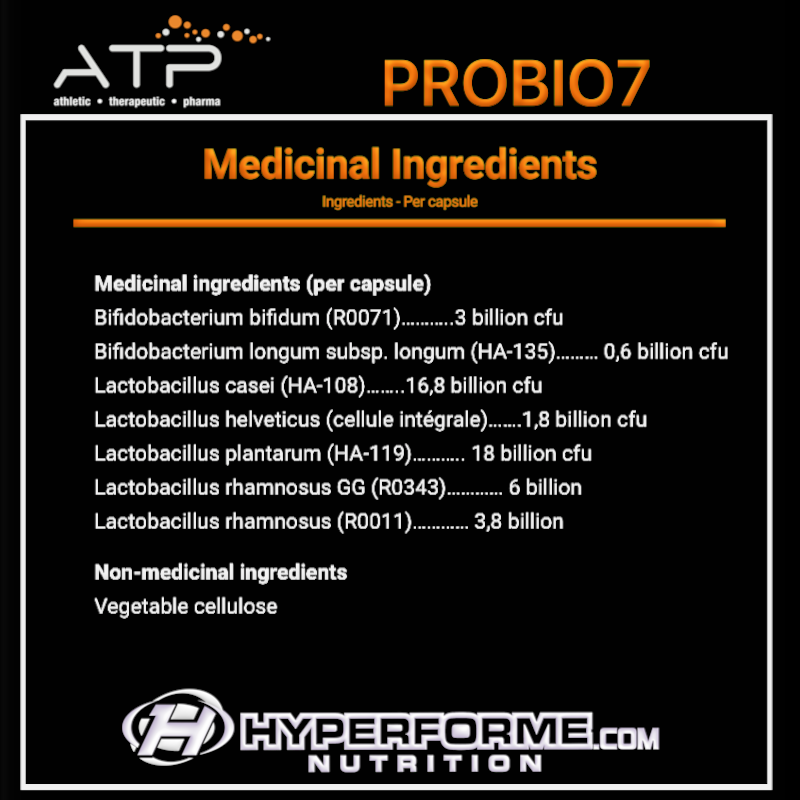ATP ProBio7 - 30 caps - Probiotics Supplements - Hyperforme.com