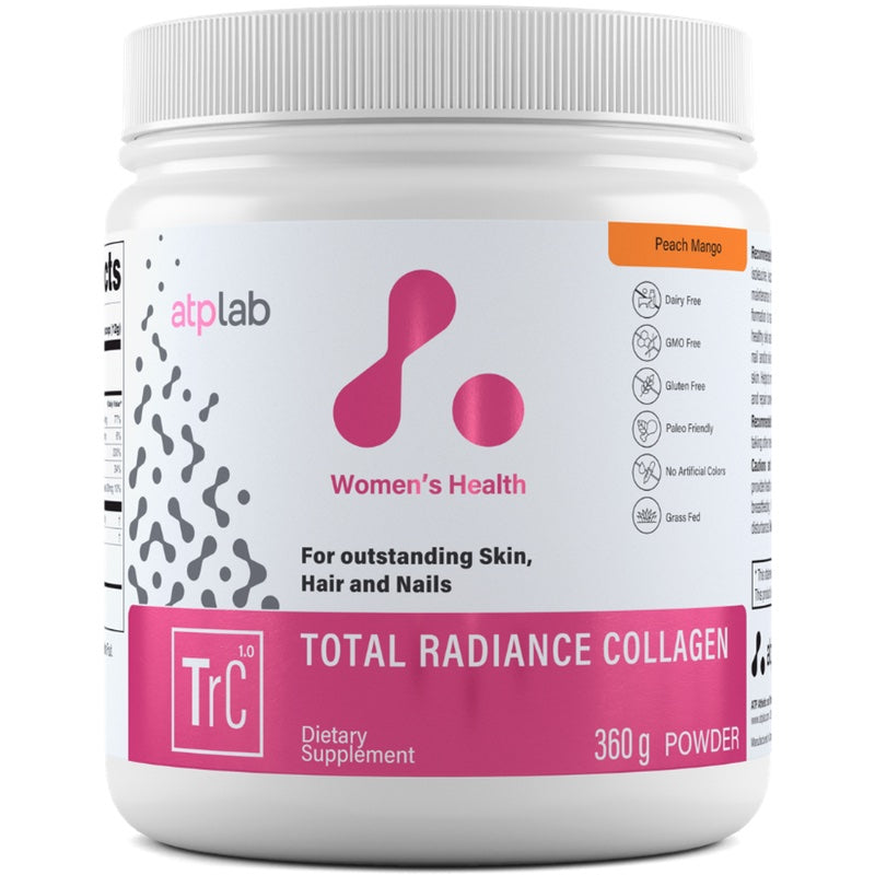 ATP Total Radiance Collagen - 30 Servings Peach Mango - Collagen Supplements - Hyperforme.com
