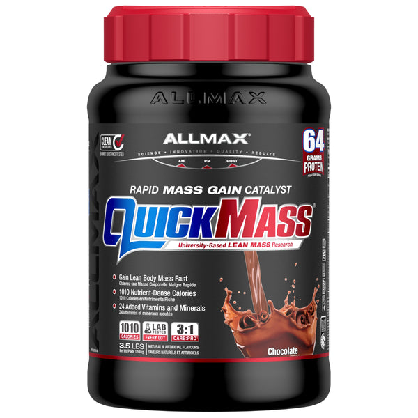 Allmax Quickmass - 3.5lb Chocolate - Protein Powder (weight Gainer) - Hyperforme.com