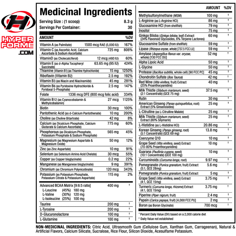Allmax Vitastack Powder Orange - 280g - Vitamins and Minerals Supplements - Hyperforme.com