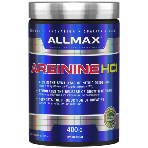 Allmax Arginine HCL - 400g - Nitric Oxide Supplements - Hyperforme.com