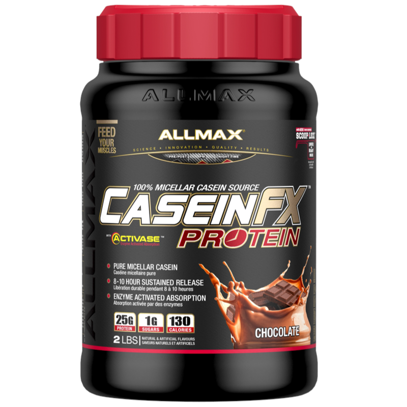 Allmax Casein FX -2lb Chocolate - Protein Powder (Casein) - Hyperforme.com