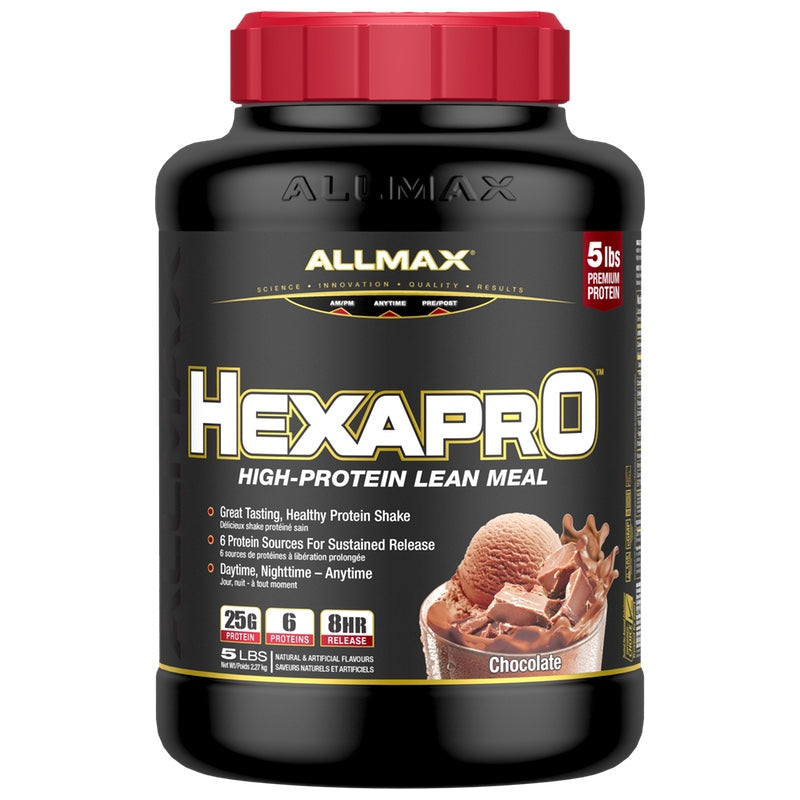 Allmax Hexapro - 5lb Chocolate - Protein Powder (Blend) - Hyperforme.com