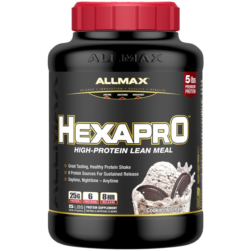 Allmax Hexapro - 5lb Cookies and Cream - Protein Powder (Blend) - Hyperforme.com