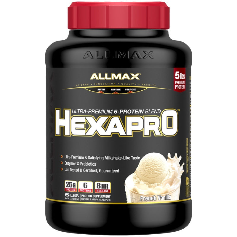 Allmax Hexapro - 5lb Vanilla - Protein Powder (Blend) - Hyperforme.com