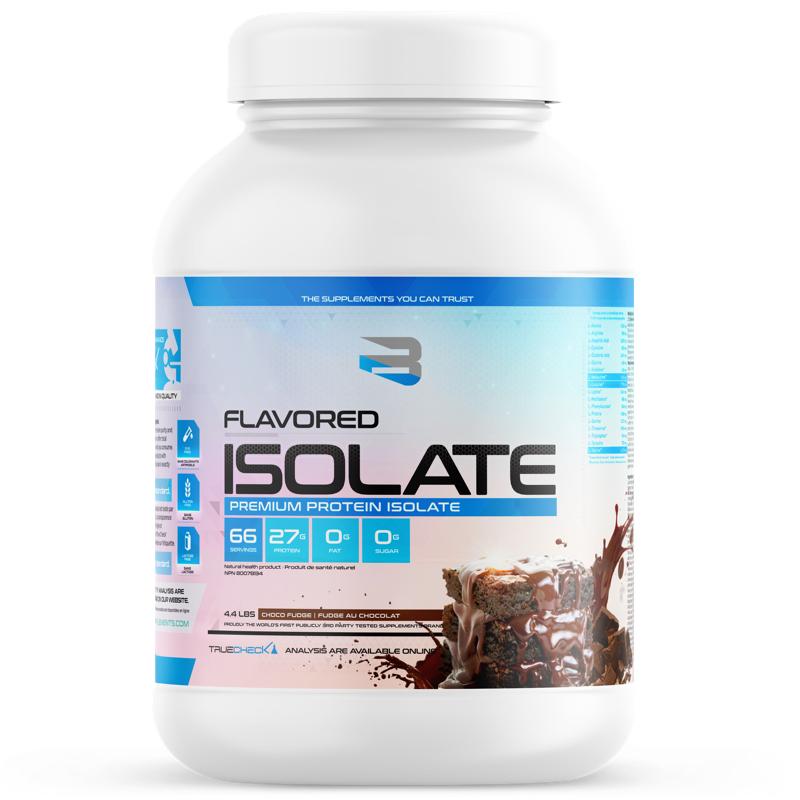 Believe Flavored Isolate - 4.4lb Chocolate Fudge - Protein Powder (Whey Isolate) - Hyperforme.com