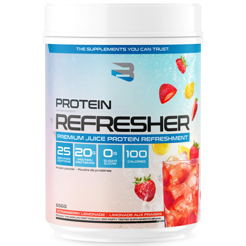 Believe Protein Refreshers - 25 Servings Strawberry Lemonade - Protein Powder (Whey Isolate) - Hyperforme.com