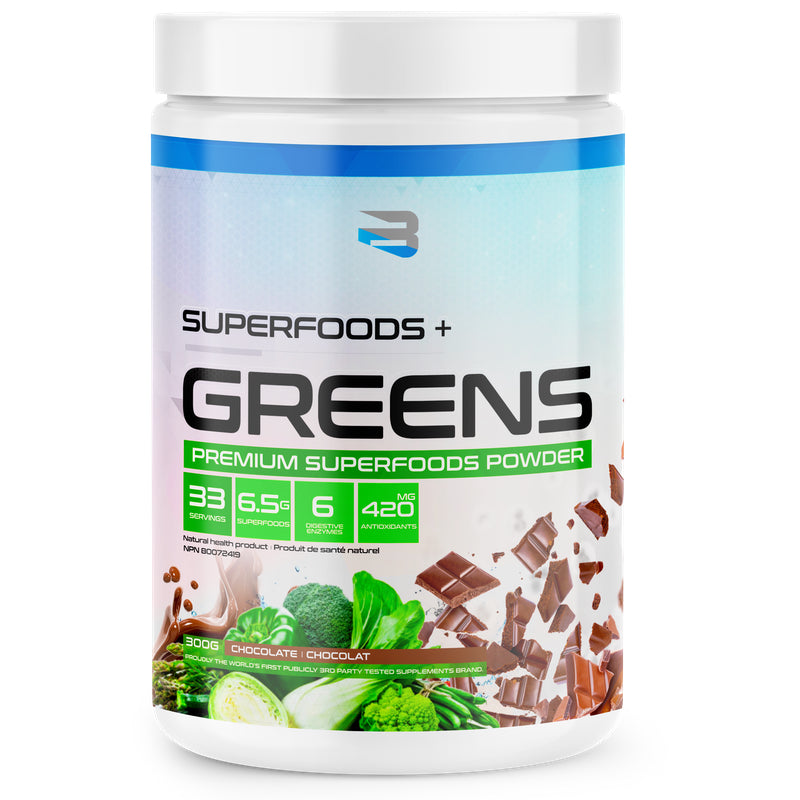 Believe Superfoods+ Greens - 30 Servings Chocolate - Superfoods (Greens) - Hyperforme.com