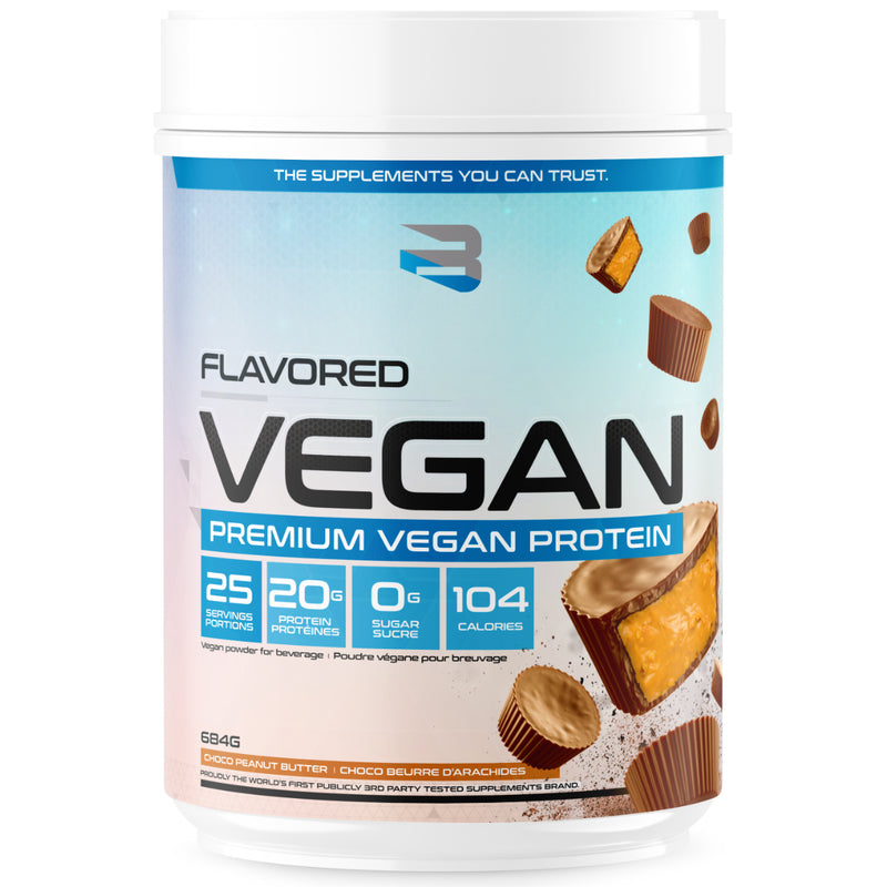 Believe Vegan Protein - 667g Choco Peanut Butter - Protein Powder (Vegan) - Hyperforme.com