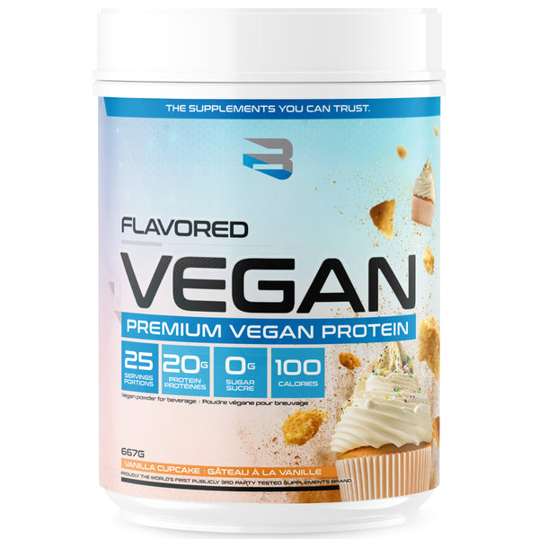 Believe Vegan Protein - 667g Vanilla Cupcake - Protein Powder (Vegan) - Hyperforme.com