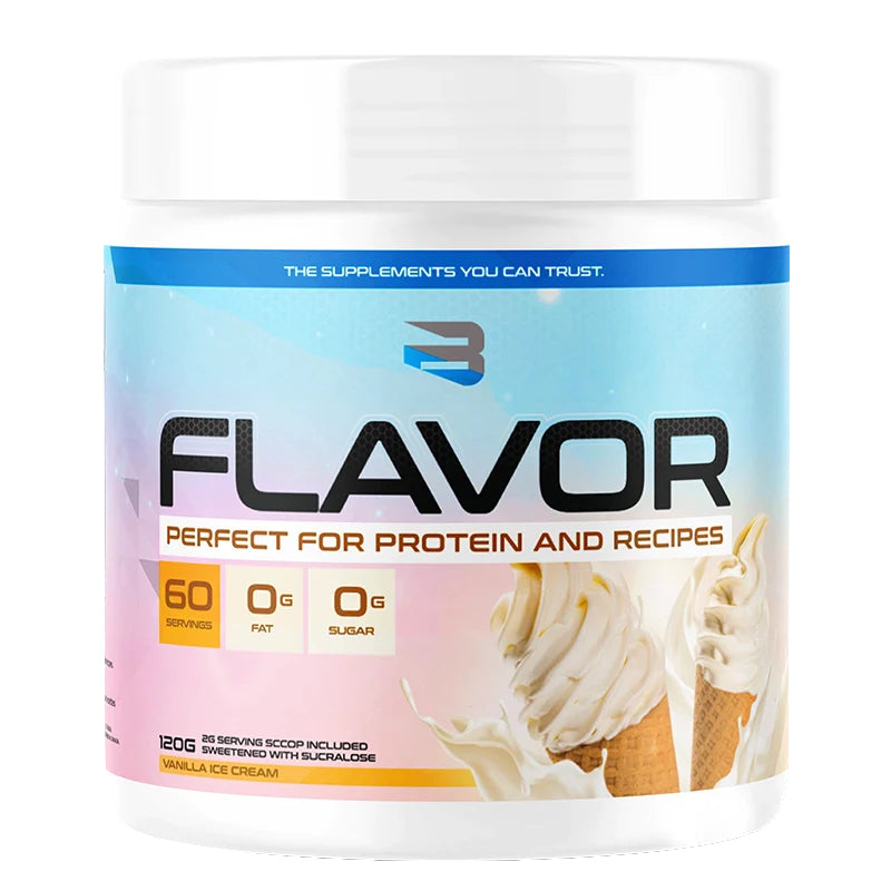 Believe Flavor Pack - 60 Servings Vanilla Ice Cream - Flavors & Spices - Hyperforme.com