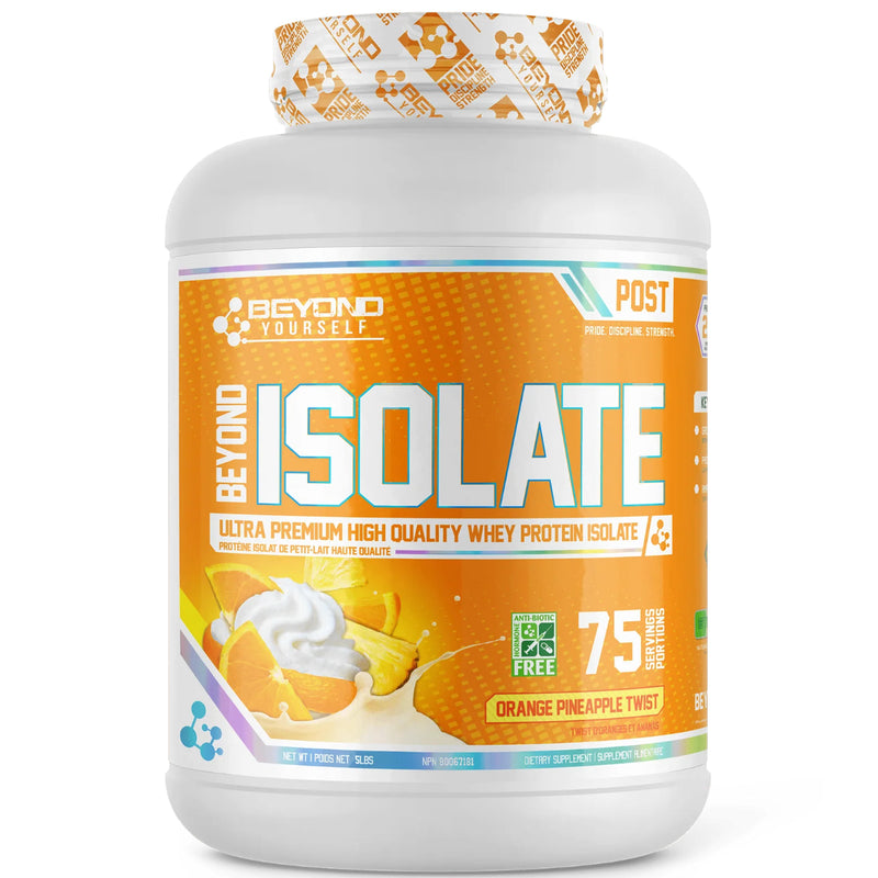 Beyond Yourself Isolate protein 5lbs Orange Pineapple Twist - Protein Powder (Whey Isolate) - Hyperforme.com