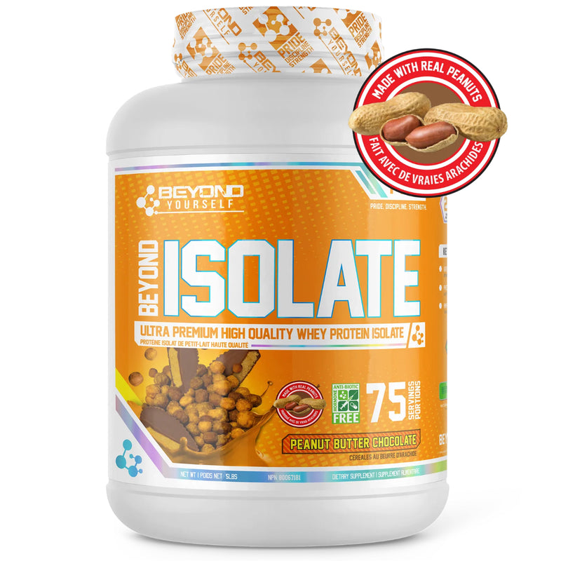Beyond Yourself Isolate protein 5lbs Peanut Butter Chocolate - Protein Powder (Whey Isolate) - Hyperforme.com
