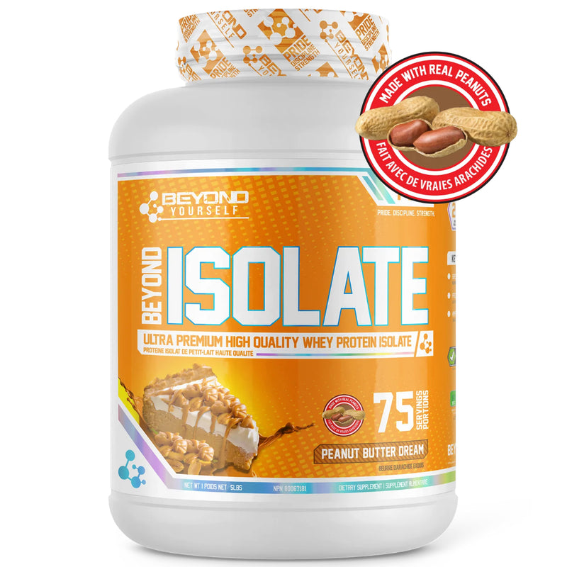 Beyond Yourself Isolate protein 5lbs Peanut Butter Dream - Protein Powder (Whey Isolate) - Hyperforme.com