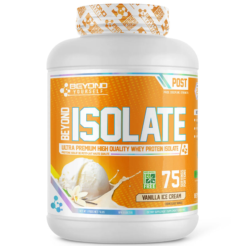 Beyond Yourself Isolate protein 5lbs Vanilla Ice Cream - Protein Powder (Whey Isolate) - Hyperforme.com