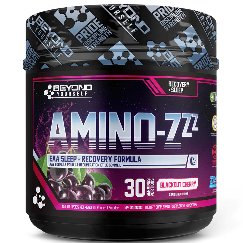 Beyond Yourself Amino ZZZ - 30 Servings Blackout Cherry - Sleep Aid Supplements - Hyperforme.com