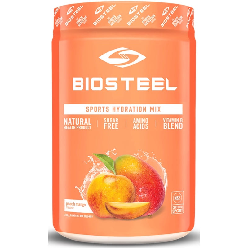 Biosteel Sports Hydration Mix - 315g Peach Mango - Electrolytes - Hyperforme.com