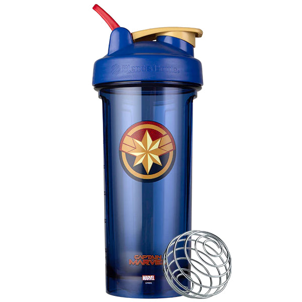 Blender Bottle Pro Series Marvel Shaker Cup - 800ml Captain Marvel - Shakers - Hyperforme.com