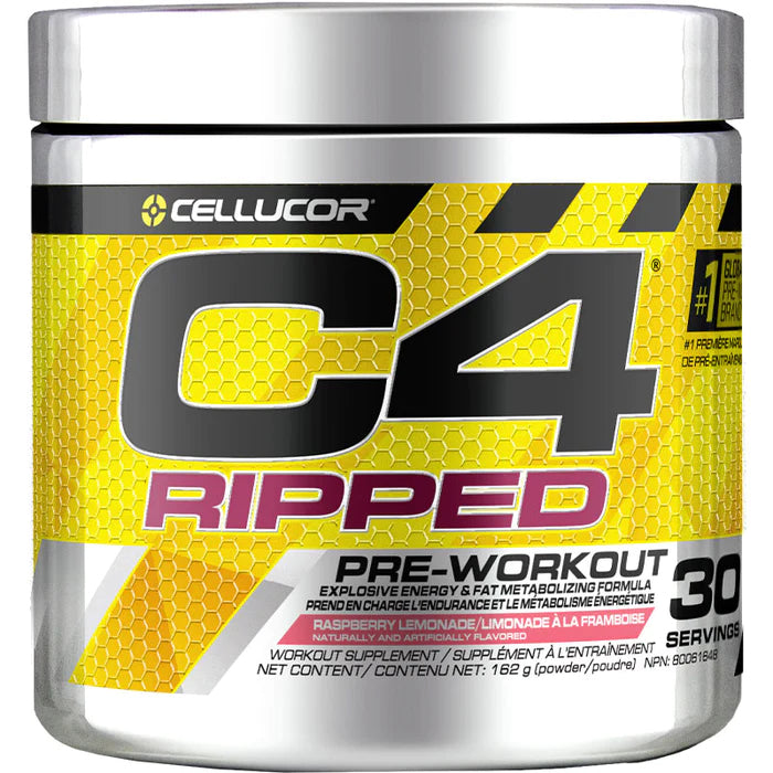 Cellucor C4 Ripped - 30 Servings Raspberry Lemonade - Pre-Workout - Hyperforme.com