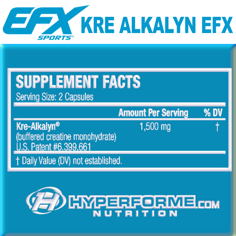 EFX Kre-Alkalyn - 120 caps - Creatine - Hyperforme.com