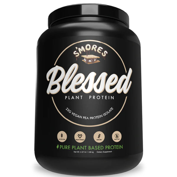EHPLabs Blessed Vegan Protein - 30 Servings Smores - Protein Powder (Vegan) - Hyperforme.com