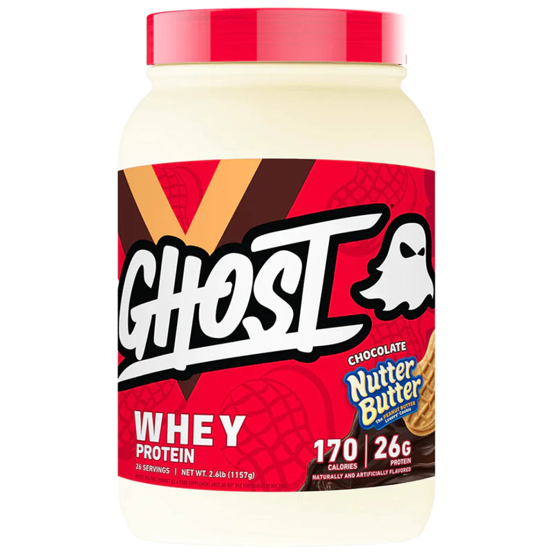 Ghost Whey Protein - 2lb Chocolate Nutter Butter - Protein Powder (Whey) - Hyperforme.com