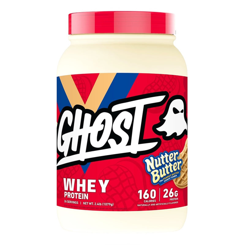 Ghost Whey Protein - 2lb Nutter Butter - Protein Powder (Whey) - Hyperforme.com