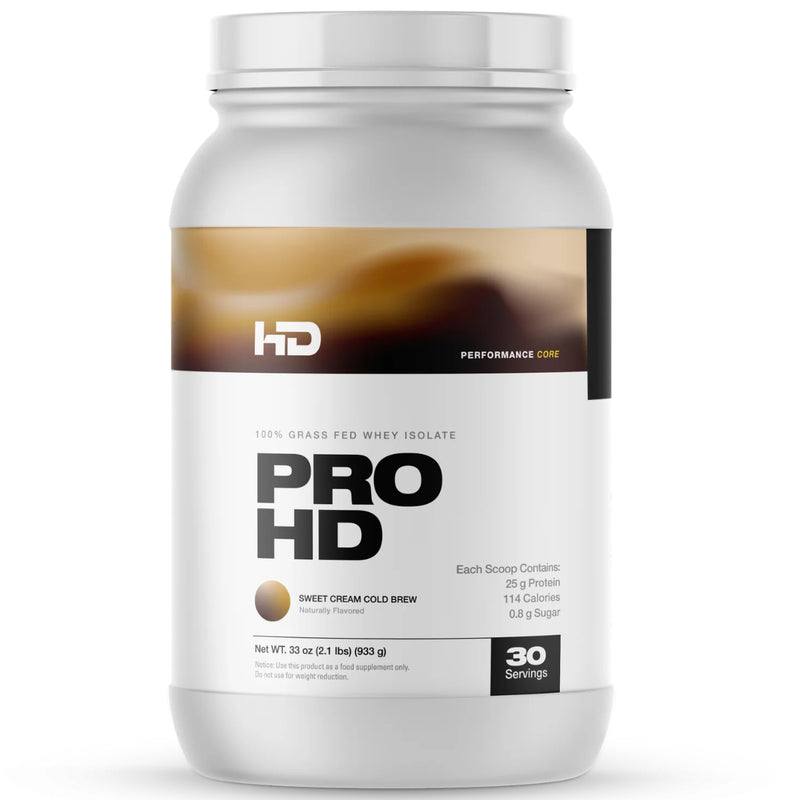 HD Muscle ProHD Isolate - 30 Servings Sweet Cream Cold Brew - Protein Powder (Whey Isolate) - Hyperforme.com