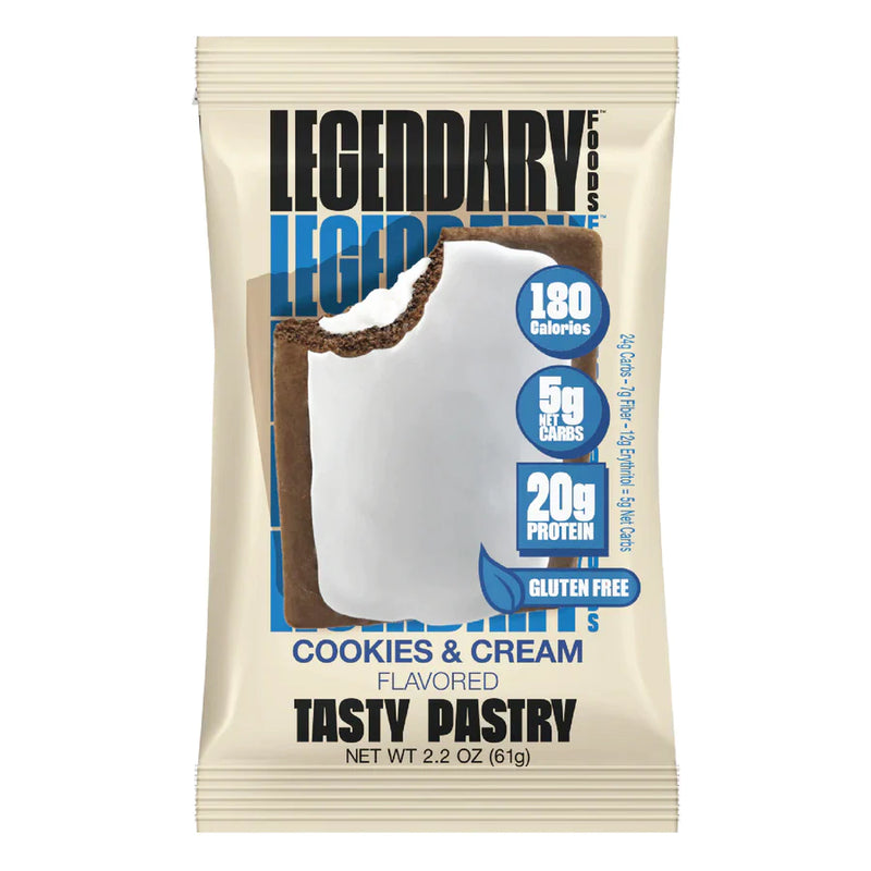 Legendary Pastry Tasty Pastry - 1 Pastry Cookies & Cream - Protein Bars - Hyperforme.com