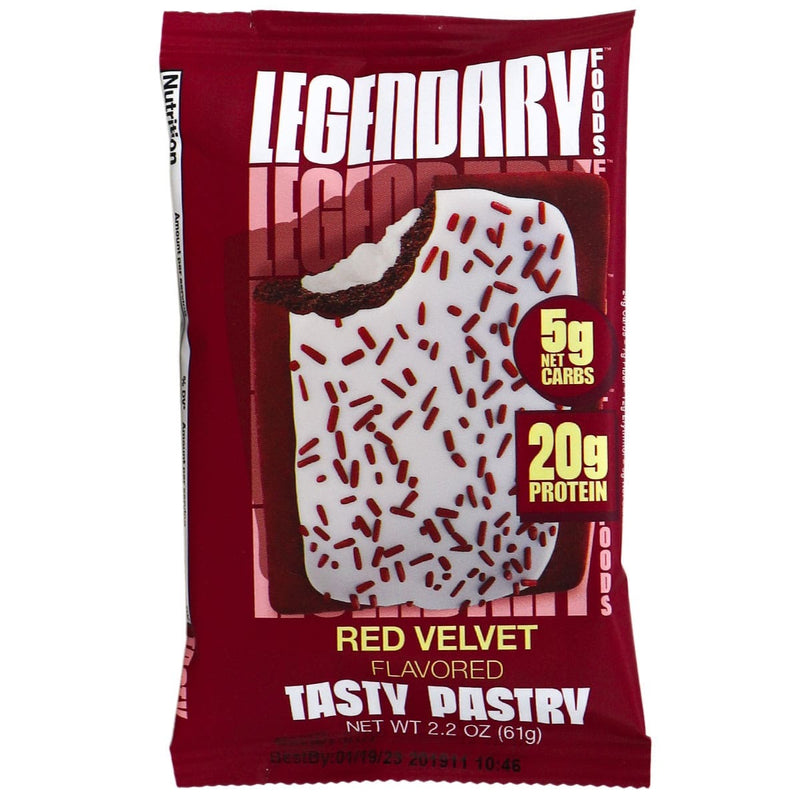Legendary Pastry Tasty Pastry - 1 Pastry Red Velvet - Protein Bars - Hyperforme.com