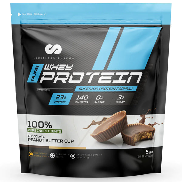 Limitless Pharma Advanced Whey Protein - 5lb Chocolate Peanut Butter cup - Protein Powder (Whey) - Hyperforme.com
